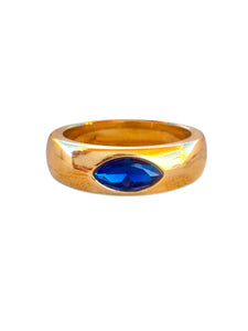 Nicole Sapphire Marquis Ring