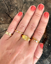 Load image into Gallery viewer, Cosma Dainty Gold Braided Ring
