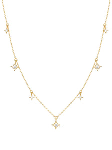 Katarina North Star Necklace | Gold Plated 925 Sterling Silver