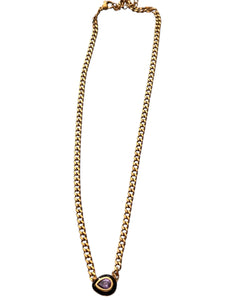 Tati Cuban Chain With Enamel Charms - Multiple Colors