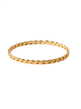 Load image into Gallery viewer, Cosma Dainty Gold Braided Ring
