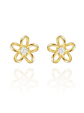 Load image into Gallery viewer, Gold Daisy Studs | Gold Plated 925 Sterling
