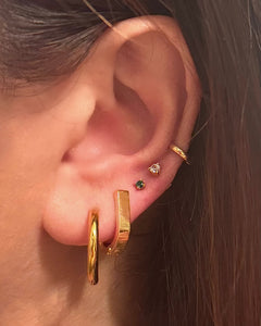 Small Melodie Hoops Gold
