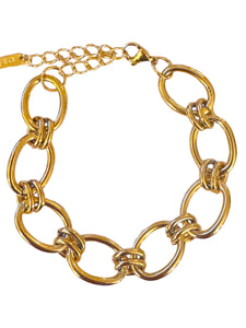 Taryn Large Link Bracelet Gold