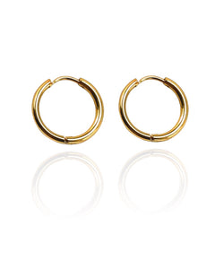 Small Melodie Hoops Gold