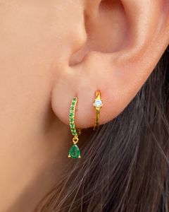 Piper Emerald Earrings 